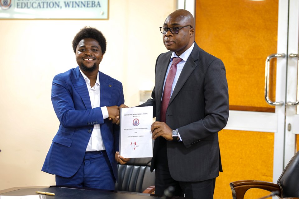 UEW Partners Dext Technology to Advance STEM Education in Ghana